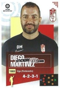 Figurina Entrenador - Diego Martínez (1) - Liga Spagnola 2020-2021 - Colecciones ESTE