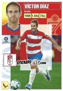Sticker Víctor Díaz (4) - Liga Spagnola 2020-2021 - Colecciones ESTE