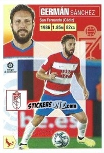 Sticker Germán (5) - Liga Spagnola 2020-2021 - Colecciones ESTE