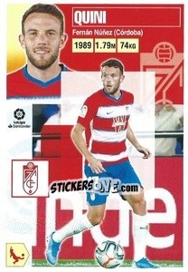 Sticker Quini (6B) - Liga Spagnola 2020-2021 - Colecciones ESTE