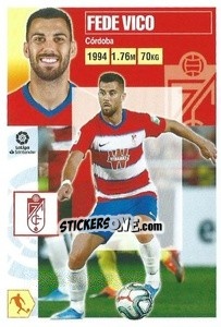 Figurina Fede Vico (14) - Liga Spagnola 2020-2021 - Colecciones ESTE