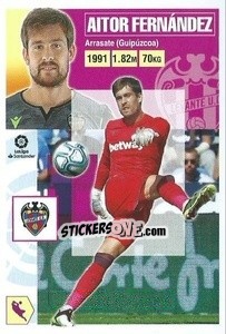 Sticker Aitor Fernández (2) - Liga Spagnola 2020-2021 - Colecciones ESTE