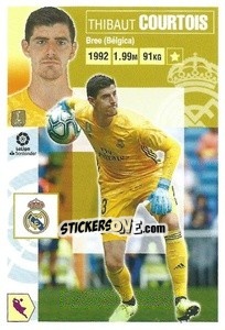 Sticker Courtois (2) - Liga Spagnola 2020-2021 - Colecciones ESTE