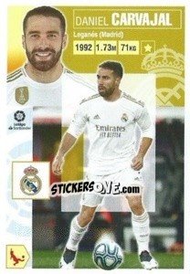 Sticker Carvajal (4) - Liga Spagnola 2020-2021 - Colecciones ESTE