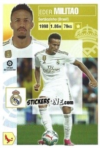 Sticker Militão (6A) - Liga Spagnola 2020-2021 - Colecciones ESTE