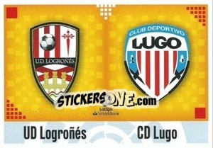 Cromo Escudos LaLiga SmartBank - Logroñés / Lugo (6) - Liga Spagnola 2020-2021 - Colecciones ESTE