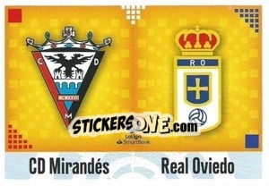 Sticker Escudos LaLiga SmartBank - Mirandés / Oviedo (8) - Liga Spagnola 2020-2021 - Colecciones ESTE