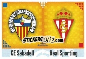Figurina Escudos LaLiga SmartBank - Sabadell / Sporting (10) - Liga Spagnola 2020-2021 - Colecciones ESTE
