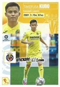 Sticker Takefusa Kubo (1) (Villarreal CF) - Liga Spagnola 2020-2021 n. 661 - Colecciones ESTE