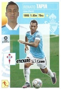 Cromo Renato Tapia (2) (Celta de Vigo) - Liga Spagnola 2020-2021 - Colecciones ESTE