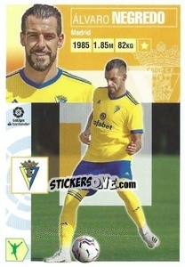 Figurina Álvaro Negredo (3) (Cadiz CF) - Liga Spagnola 2020-2021 - Colecciones ESTE