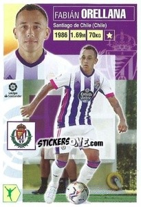 Figurina Fabián Orellana (4) (Real Valladolid CF) - Liga Spagnola 2020-2021 - Colecciones ESTE