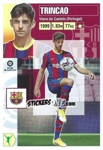Cromo Trincao (5) (FC Barcelona0 - Liga Spagnola 2020-2021 - Colecciones ESTE