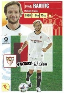Sticker Ivan Rakitic (6) (Sevilla FC) - Liga Spagnola 2020-2021 n. 666 - Colecciones ESTE