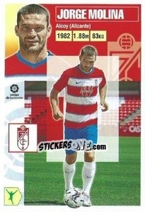 Figurina Jorge Molina (8) (Granada CF) - Liga Spagnola 2020-2021 - Colecciones ESTE