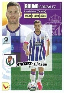 Figurina Bruno González (12) (Real Valladolid CF) - Liga Spagnola 2020-2021 - Colecciones ESTE