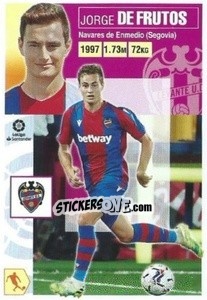 Sticker Jorge de Frutos (15) (Levante UD) - Liga Spagnola 2020-2021 - Colecciones ESTE