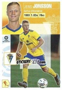 Cromo Jens Jönsson (16) (Cadiz CF) - Liga Spagnola 2020-2021 - Colecciones ESTE