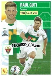 Cromo Raúl Guti (19) (Elche Cf) - Liga Spagnola 2020-2021 - Colecciones ESTE