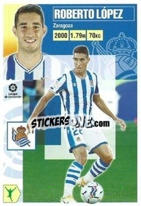 Sticker Roberto López (23) (Real Sociedad) - Liga Spagnola 2020-2021 - Colecciones ESTE