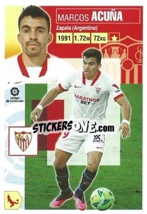Sticker Acuña (35) (Sevilla Fc) - Liga Spagnola 2020-2021 n. 695 - Colecciones ESTE