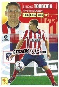 Sticker Torreira (46) (Atlético De Madrid) - Liga Spagnola 2020-2021 n. 706 - Colecciones ESTE