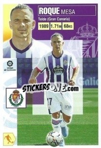 Cromo Roque (61) (Real Valladolid Cf) - Liga Spagnola 2020-2021 - Colecciones ESTE