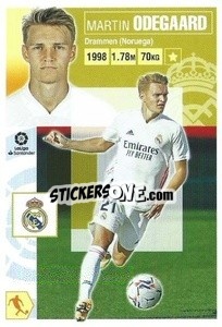 Cromo Odegaard (68) (Real Madrid) - Liga Spagnola 2020-2021 - Colecciones ESTE