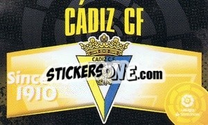 Sticker Escudo Cadiz Cf - Liga Spagnola 2020-2021 - Colecciones ESTE