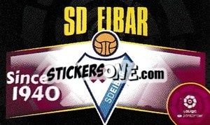 Sticker Escudo Sd Eibar - Liga Spagnola 2020-2021 - Colecciones ESTE