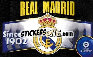 Sticker Escudo Real Madrid - Liga Spagnola 2020-2021 - Colecciones ESTE