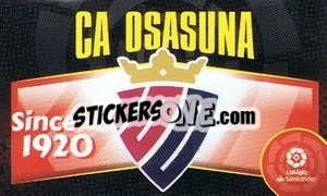 Sticker Escudo C. At. Osasuna - Liga Spagnola 2020-2021 - Colecciones ESTE