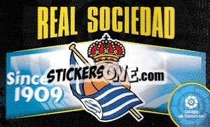 Sticker Escudo Real Sociedad - Liga Spagnola 2020-2021 - Colecciones ESTE