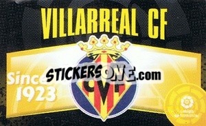 Sticker Escudo Villarreal Cf - Liga Spagnola 2020-2021 n. E19 - Colecciones ESTE