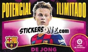 Sticker Frenkie De Jong - Liga Spagnola 2020-2021 - Colecciones ESTE