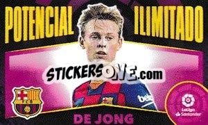 Sticker Frenkie De Jong - Liga Spagnola 2020-2021 n. P4 - Colecciones ESTE