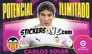 Sticker Carlos Soler - Liga Spagnola 2020-2021 - Colecciones ESTE
