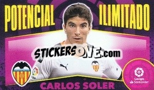Sticker Carlos Soler - Liga Spagnola 2020-2021 n. P17 - Colecciones ESTE