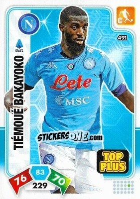 Sticker Tiémoué Bakayoko - Calciatori 2020-2021. Adrenalyn XL - Panini