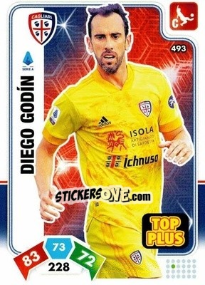 Sticker Diego Godín - Calciatori 2020-2021. Adrenalyn XL n. 493 - Panini