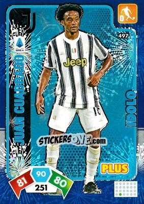 Sticker Juan Cuadrado - Calciatori 2020-2021. Adrenalyn XL n. 497 - Panini