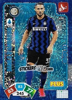 Sticker Danilo D'Ambrosio - Calciatori 2020-2021. Adrenalyn XL n. 498 - Panini