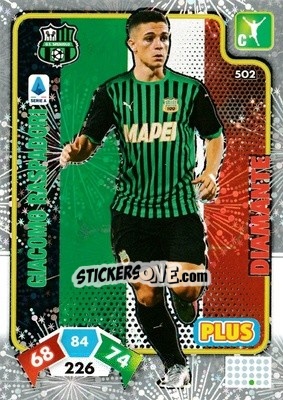 Figurina Giacomo Raspadori - Calciatori 2020-2021. Adrenalyn XL - Panini