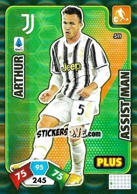 Sticker Arthur - Calciatori 2020-2021. Adrenalyn XL - Panini