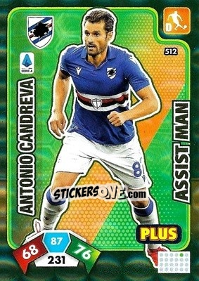 Sticker Antonio Candreva - Calciatori 2020-2021. Adrenalyn XL - Panini