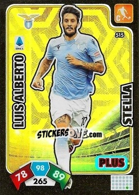 Sticker Luis Alberto - Calciatori 2020-2021. Adrenalyn XL n. 515 - Panini