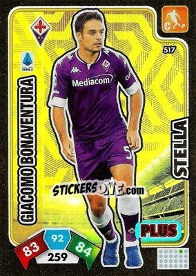 Cromo Giacomo Bonaventura - Calciatori 2020-2021. Adrenalyn XL - Panini