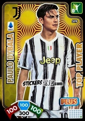 Sticker Paulo Dybala - Calciatori 2020-2021. Adrenalyn XL n. 519 - Panini
