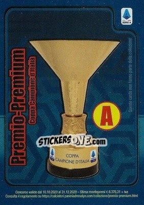 Sticker Coppa Campione d'Italia - Calciatori 2020-2021. Adrenalyn XL n. A - Panini