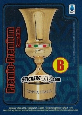 Figurina Coppa Italia - Calciatori 2020-2021. Adrenalyn XL - Panini